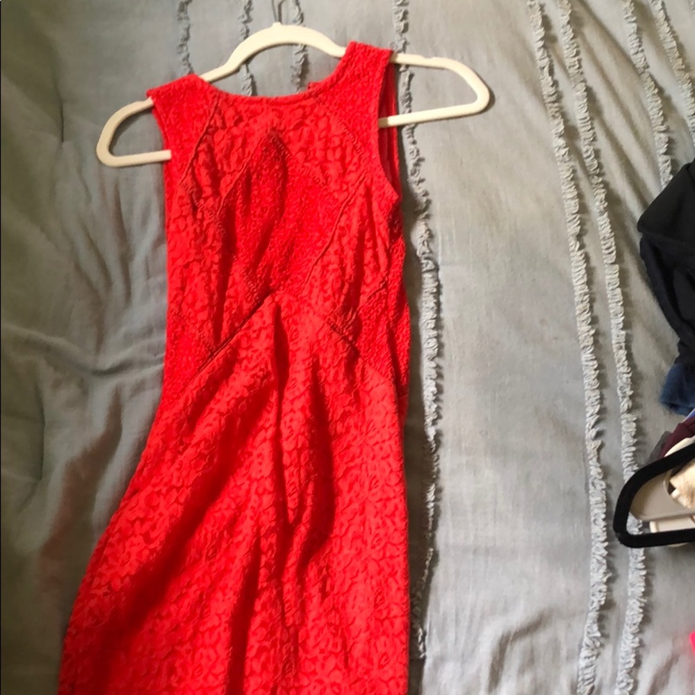 Red dress